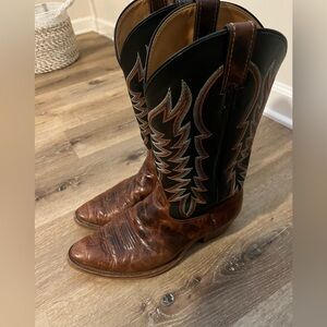 Justin Bent Rail Cowboy boots